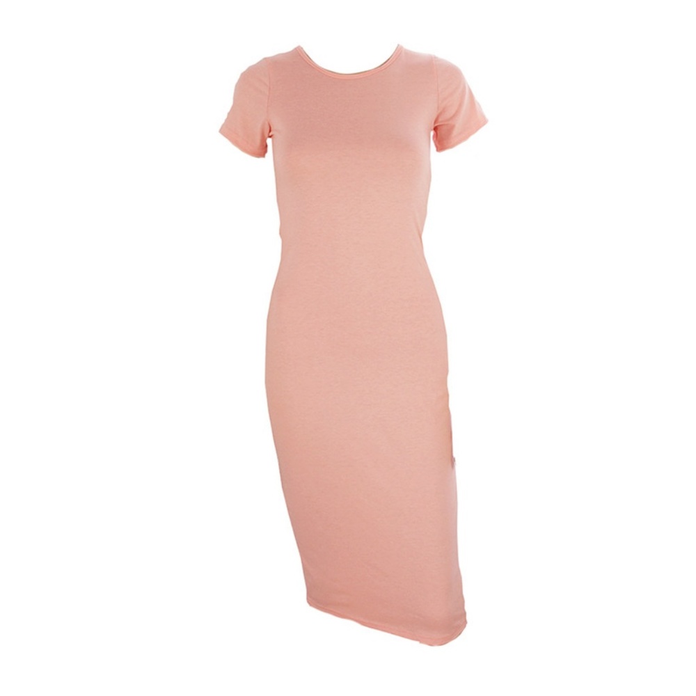 NWT Blush Midi Tee Shirt Dress - Picture 3 of 4